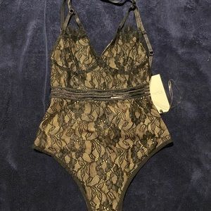 Sexy lace bodysuit.